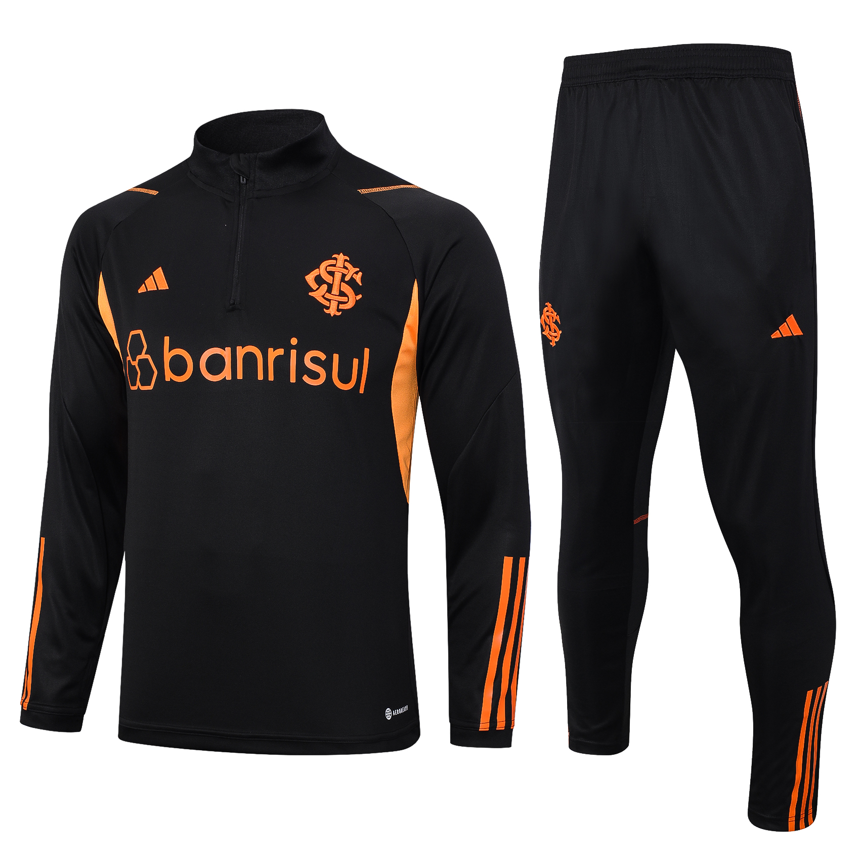 Sport Club Internacional 23-24 Long Sleeve Training Set -Black